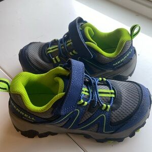 Merrell Trail Quest Hiking Sneaker, Navy/Green, Boys Little Kid 12W US